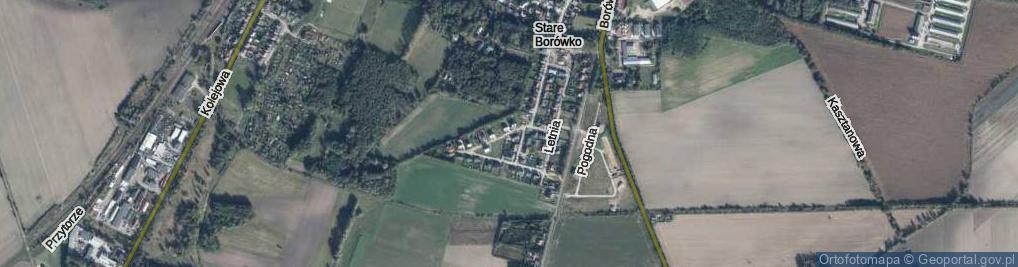 Zdjęcie satelitarne Wiosenna ul.